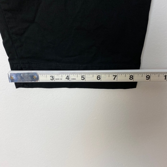 White Stag Capris Womens 10 Black Front Pockets Split Hem Body Stretch Office - Picture 11 of 11